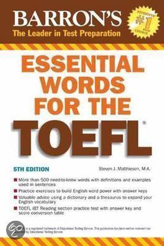 Essential Words For The Toefl - cover
