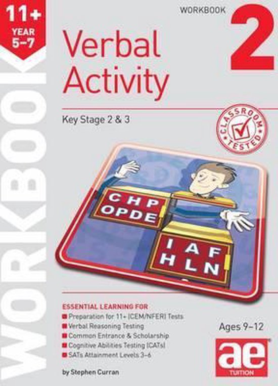 11+ Verbal Activity Year 5-7 Workbook 2 - cover