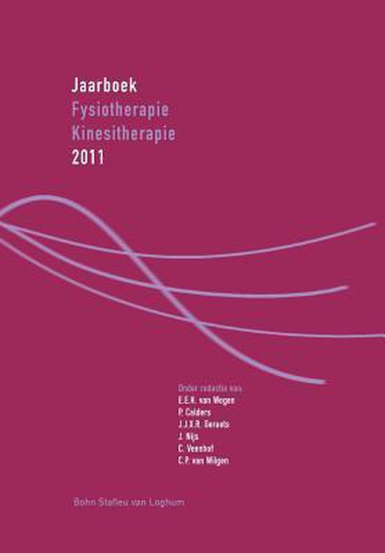Cover van het boek 'Jaarboek Fysiotherapie Kinesitherapie  / 2011 / druk 1'