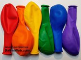 100x Ballons Ø30-33 cm Pastel Pride -Rainbow - regenboog  Gay