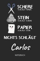 Nichts schl gt - Carlos - Notizbuch