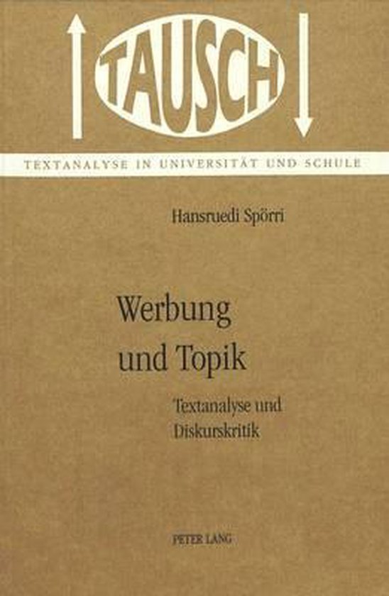 Werbung Und Topik - cover