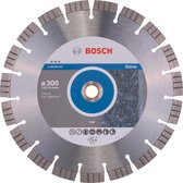 Bosch - Diamantdoorslijpschijf Best for Stone 300 x 20,00+25,40 x 2,8 x 15 mm