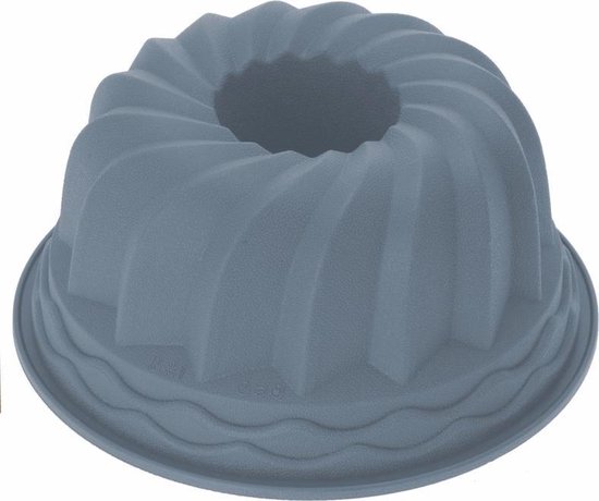 Altijd hoed Toevoeging Siliconen tulband bakvorm grijs 24 cm | bol.com