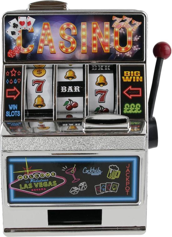 Slot machine spaarpot - Speelautomaat | bol.com