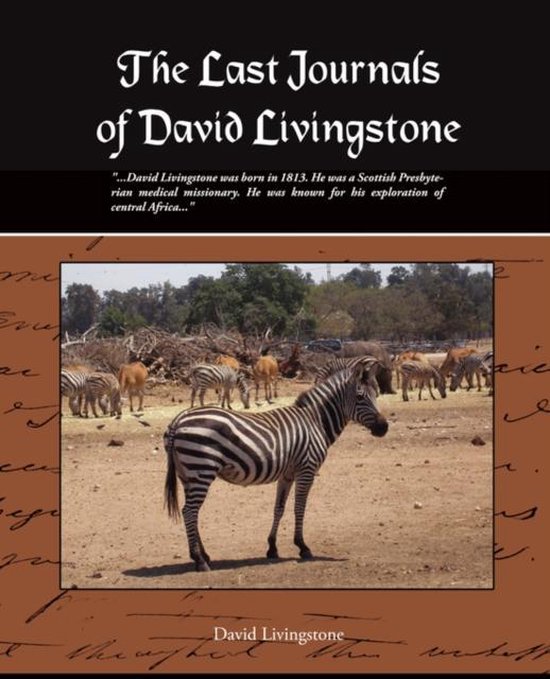 The Last Journals of David Livingstone - cover