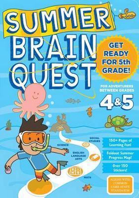 Summer Brain Quest Between Grades 4 & 5 - cover