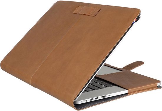 fout landheer Civiel Decoded - leren hoes voor Macbook Pro Slim Cover 15 inch - bruin | bol.com