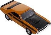Welly Schaalmodel Dodge 1970 Challenger 1:34 Oranje 11 Cm