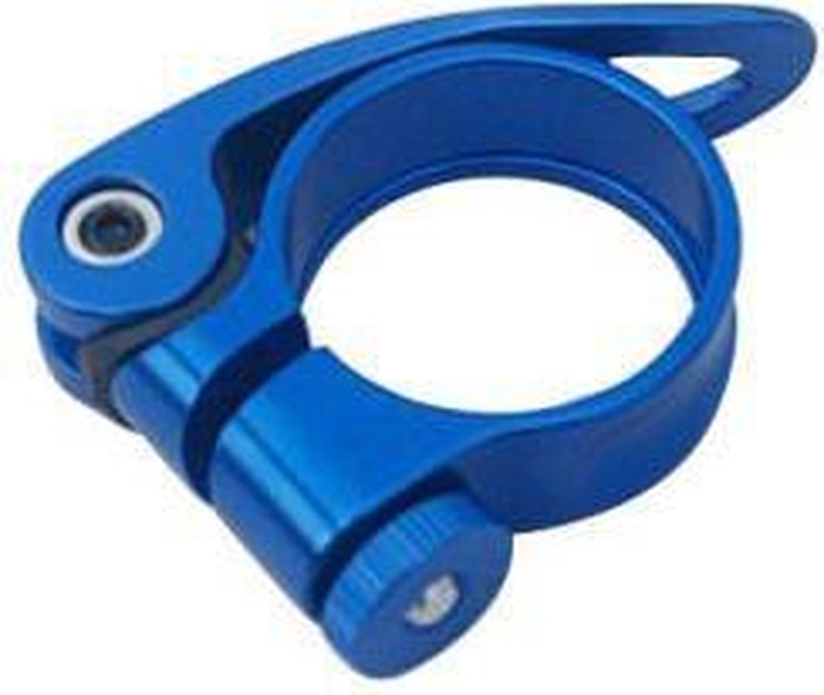 34,9mm Quick release zadelklem met lever voor 30,4-31,6mm zadelpen - Blauw