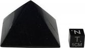 Shungiet piramide - 4x4 - Mineraal - M