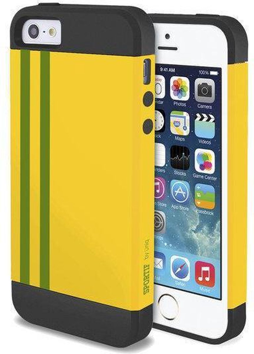 Uniq Sportif - Back cover for mobile phone - polycarbonate, thermoplastic polyurethane - Brazil - for Apple iPhone 5, 5s