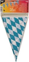 Oktoberfest - Vlaggenlijn blauw/wit Bayern Oktoberfest van 4 meter