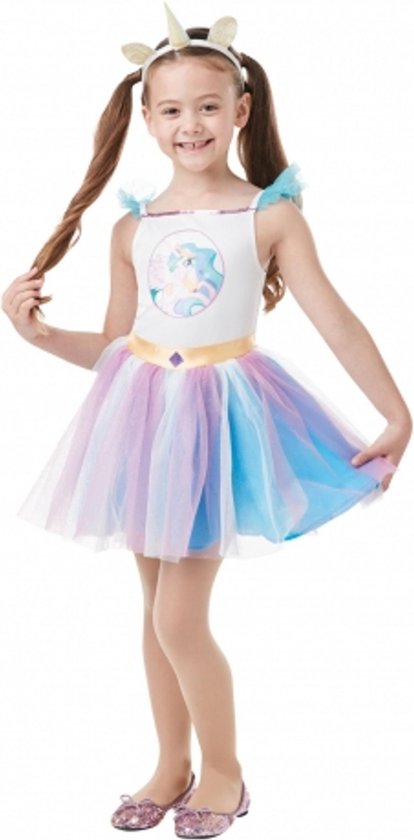 Luxe My Little Pony™ prinses Celestia kostuum voor kinderen -  Verkleedkleding - Maat 98 | bol.com