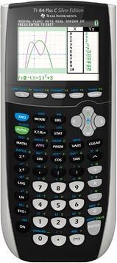 Uluru Raad de begeleiding Texas Instruments TI-84 PLUS COLOR - Grafische Rekenmachine / Zilver |  bol.com