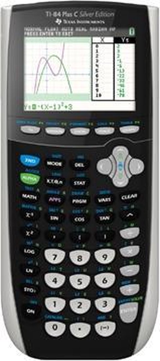Texas Instruments TI-84 - Grafische Rekenmachine / Zilver bol.com