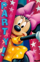 Uitnodigingen Disney - Minnie Mouse Roze