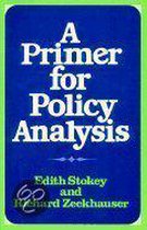 Primer For Policy Analysis