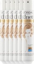 Loreal Paris Elnett Satin Haarspray Voordeelverpakking - 6 x 200ml