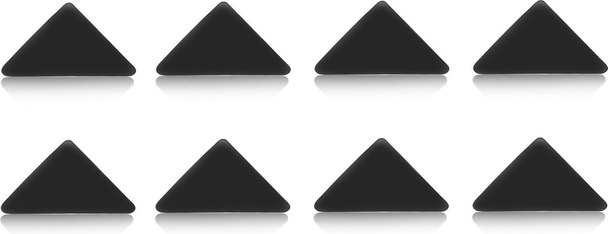 Siconi Sticky Organiser Hoekjes - Set van 8 stuks - Zwart