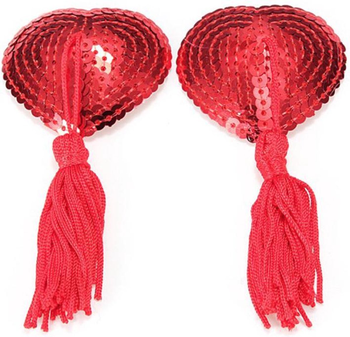 Goedkoopste Tepelkwastjes - Hartje Rood