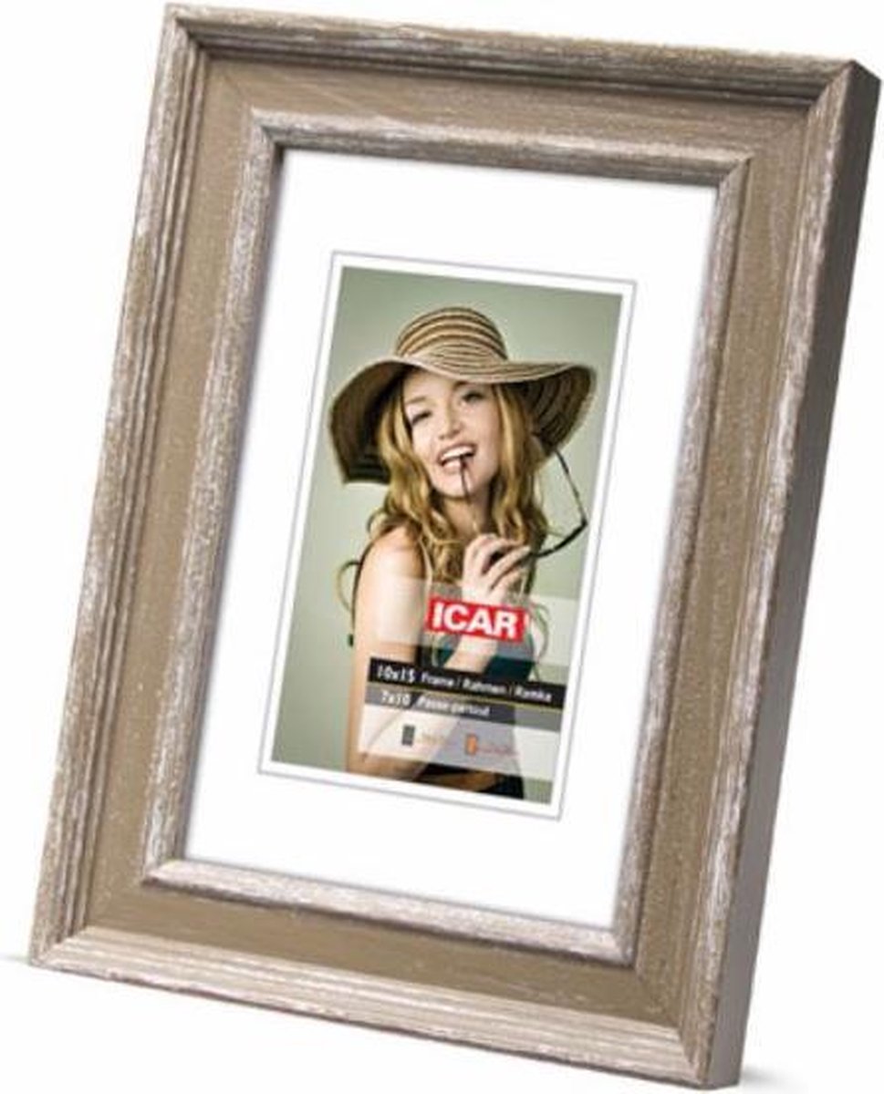 Icar Houten Fotolijst Beige DRLZ3 10x15 cm