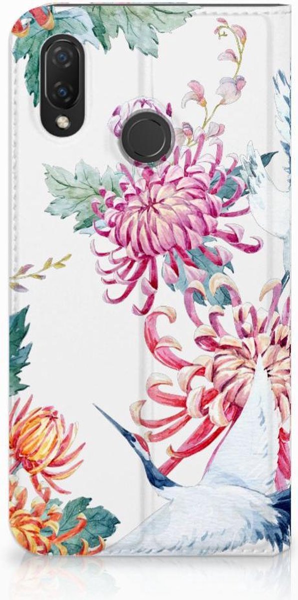 Huawei P Smart Plus Hoesje maken Bird Flowers