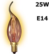 Calex Kaarslamp Gloeilamp TIP Kooldraad 25W E14