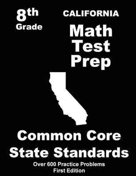 California 8th Grade Math Test Prep - cover