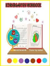 Kindergarten workbook color by letter word search