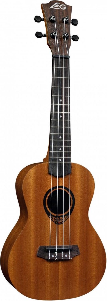 LAG Guitars Tiki Uku 10 TKU10C concert ukelele met gigbag