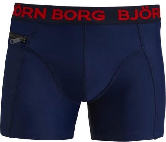 Björn Borg-STRETCH SHORTS W ZIPPER, Stretch Solids, 1-P-Medieval  Blue-M-Heren | bol.com