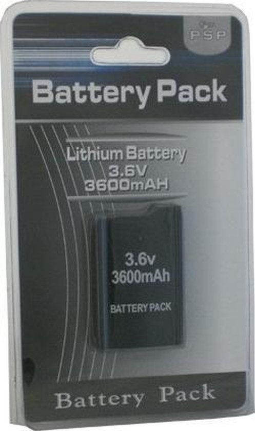 Batterij accu voor PSP 1000 serie 3600mAh - Shotkings