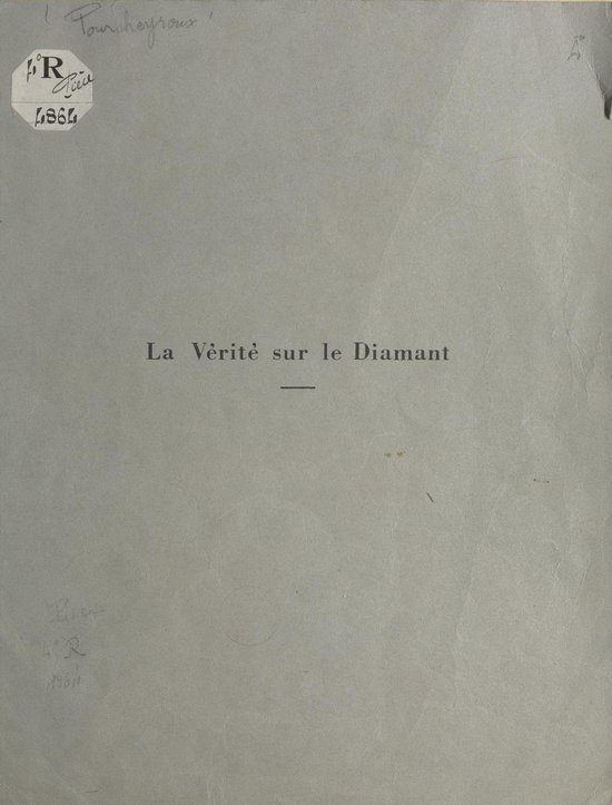 La vérité sur le diamant - cover