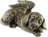 Urne de mort de chien en bronze (25,5 cm)
