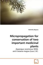 Micropropagation for conservation of two important medicinal plants