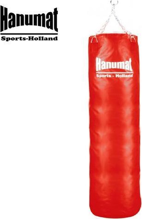 enkel invoeren merk Hanumat Bokszak 180 cm Rood incl.ketting | bol.com