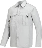 Snickers Rip Stop Shirt Lange Mouwen - 8508-0800 - grijs - maat XL