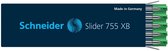 20x Schneider Vulling Slider 755 XB groen