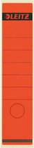 14x Leitz rugetiketten 6,1x28,5cm, rood