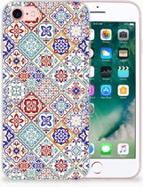 Back cover Hoesje iPhone SE (2020/2022) en iPhone 8 | 7 Tiles Color