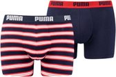 Puma 2-Pack Boxers Retro Stripe Red/Blue -XL