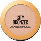 Maybelline City Bronzer Bronzer & Countour Powder - 250 Medium Warm - Bronzing en Contouring Poeder - 51,4 gr.