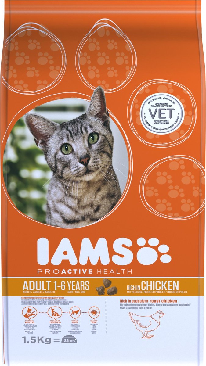Iams Cat Adult - Chicken - 1,5 kg