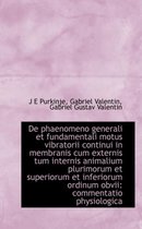 de Phaenomeno Generali Et Fundamentali Motus Vibratorii Continui in Membranis Cum Externis Tum Inter