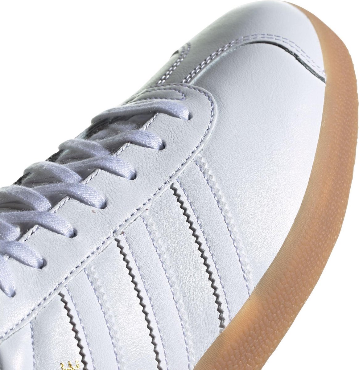 adidas Gazelle Sneakers - Maat 39 1/3 - Unisex - wit/bruin | bol.com