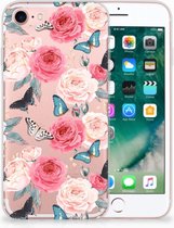 Hoesje iPhone SE (2020/2022) en iPhone 8 | 7 Butterfly Roses