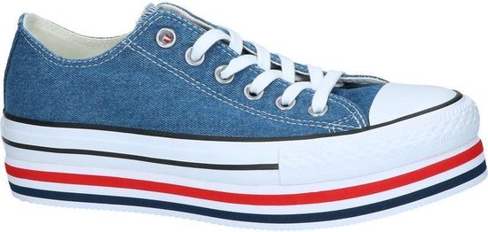 Sneakers Chuck Taylor All Star Street Mid Sport Webbing by Converse Blauw  30 - Allstarsshop.nl