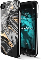 X-Doria Revel lux cover swirl  - zwart - voor iPhone 7 en iPhone 8