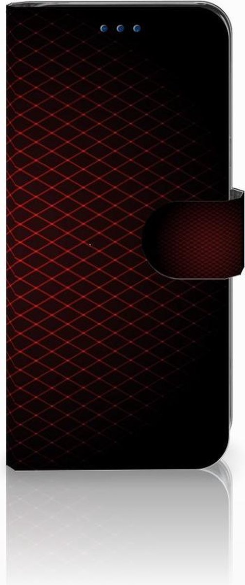 Samsung Galaxy S8 Telefoon Hoesje Geruit Rood